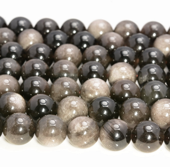Silver Hematite Beads Grade AAA Round Gemstone Loose Beads  2/3/4/6/7-8/9-10/12MM – Tacos Y Mas