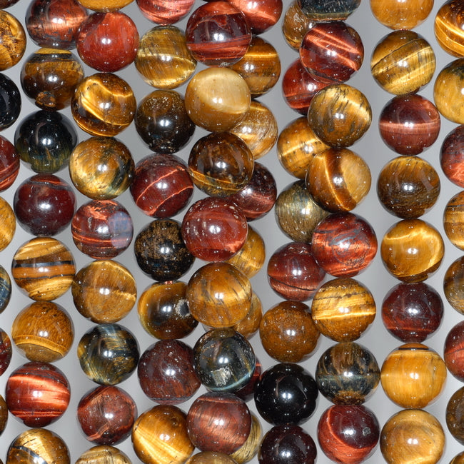 Tigers Eye Mix 8mm Beads