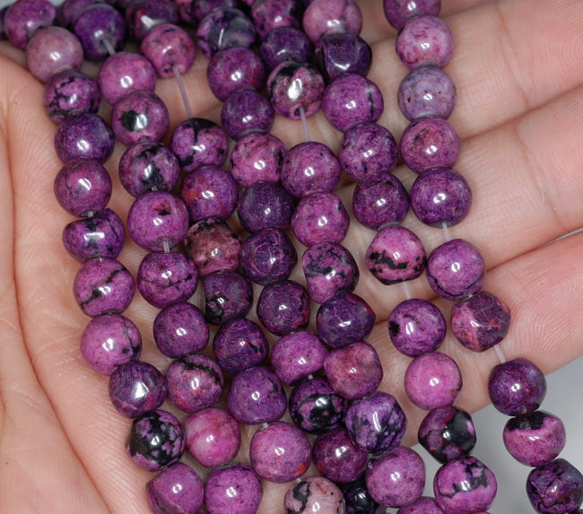 new sugilite beads gemstone purple beads