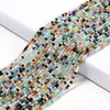 Natural Multi Color Galaxy Mix Stones Gemstone Micro Faceted Rondelle 3X2MM Loose Beads 15 inch Full Strand (80019844-P113)