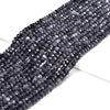 Silver Gray Jade Gemstone Faceted Rondelle 4X3MM Loose Beads 14.5 inch Full Strand (80019534-P109)