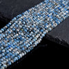 K2 Blue Granite Gemstone Faceted Rondelle 4X3MM Loose Beads 13.5 inch Full Strand (80019519-P108)