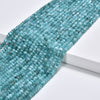 Amazonite Blue Jade Gemstone Faceted Rondelle 3X2MM Loose Beads 13.5 inch Full Strand (80019483-P106)