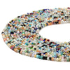 Natural Multi Color Galaxy Mix Stones Gemstone Micro Faceted Rondelle 3X2MM Loose Beads 15 inch Full Strand (80019844-P113)