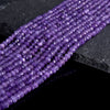 Purple Jade Gemstone Faceted Rondelle 4X3MM Loose Beads 13.5 inch Full Strand (80019521-P108)