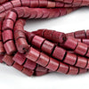 8X7MM 108PCS Natural Purple Rosewood Prayer Buddha Mala Meditation Beads Round Tube Loose Beads(80019031-D524)