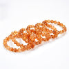 Natural Citrine Gemstone Round Bracelet 8MM 10MM 7.5 inch Strand (S21)