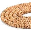 Natural Lotus Seed Bodhi Gemstone 5X3MM Rondelle Loose Beads 23 inch Strand (80018274-D472)