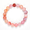 Natural Mozambique Carnelian Agate Gemstone Round Bracelet 8MM 10MM 7.5 inch Strand (S21)