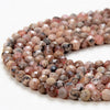 Natural Argentina Rhodochrosite Gemstone Micro Faceted Round 2MM Loose Beads 15 inch Full Strand (80019842-P113)