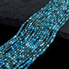 Natural Apatite Gemstone Micro Faceted Round 2MM Loose Beads 15.5 inch Full Strand (80019206-P103)