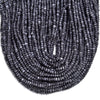 Silver Gray Jade Gemstone Faceted Rondelle 4X3MM Loose Beads 14.5 inch Full Strand (80019534-P109)