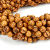 8MM 108PCS Indonesia Agarwood Prayer Buddha Mala Meditation Beads Round Loose Beads(80019027-D524)