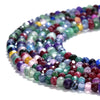 Multi Jade Gemstone Faceted Rondelle 3X2MM Loose Beads 13.5 inch Full Strand (80019488-P106)