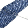 Iolite Blue Jade Gemstone Faceted Rondelle 3X2MM 4X3MM Loose Beads 13.5 inch Full Strand (P107)