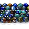 Rainbow Agate Gemstone Faceted Round 8MM Loose Beads (D552)