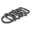 Natural Black Labradorite Gemstone Round Bracelet 8MM 10MM 7.5 inch Strand (S22)