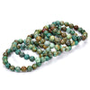 Natural Shattuckite Chrysocolla Gemstone Round Bracelet 8MM 10MM 7.5 inch Strand (S21)