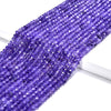 Purple Jade Gemstone Faceted Rondelle 3X2MM 4X3MM Loose Beads 13.5 inch Full Strand (P107)