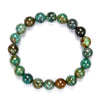 Natural Shattuckite Chrysocolla Gemstone Round Bracelet 8MM 10MM 7.5 inch Strand (S21)