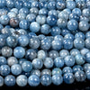 Natural Devil Blue Aquamarine Gemstone Grade AA Round 4MM 6MM 7MM 8MM 9MM 10MM 11MM 12MM Loose Beads (D488)