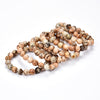 Rare Orange Moonstone With Smoky Quartz Inclusions Gemstone Round Bracelet 8MM 10MM 7.5 inch Strand (S22)