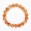 Natural Citrine Gemstone Round Bracelet 8MM 10MM 7.5 inch Strand (S21)