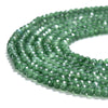 Green Jade Gemstone Faceted Rondelle 4X3MM Loose Beads 13.5 inch Full Strand (80019529-P109)