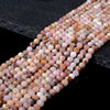 4MM Pink Opal Gemstone Grade AA Micro Faceted Round Loose Beads 15.5 inch Full Strand (80009122-P14)