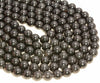 Black Rutilated Quartz Gemstone Grade AAA Round 8mm Loose Beads (A260)