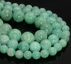 Peruvian Amazonite Gemstone Grade AAA Round 6mm 8mm 10mm Loose Beads 15 inch Full Strand (A270)