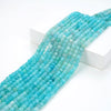 4MM Amazonite Gemstone Grade AAA Micro Faceted Square Cube Loose Beads 15.5 inch Full Strand (80008934-P19)