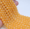 6mm Rare Genuine Yellow Calcite Gemstone Grade Aaa Round Loose Beads 7.5 Inch Half Strand (80007345 H-A256)