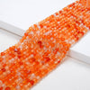 4MM Carnelian Red Agate Gemstone Grade AAA Micro Faceted Round Loose Beads 15 inch Full Strand (80009125-P14)