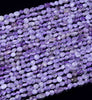 6-8MM Lavender Amethyst Gemstone Pebble Nugget Loose Beads (D184)