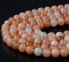 8MM Natural Sunstone Gemstone Grade AAA Round Loose Beads (D155)