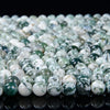 Natural Green Tree Agate Gemstone Grade AAA Round 6MM 8MM Loose Beads (D26)