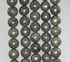 10mm Dark Pyrite Gemstone Grade AB Round Loose Beads 15.5 inch Full Strand (90187398-719B)