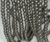 6mm Grey Pyrite Gemstone Grade AB Round Loose Beads 15.5 inch Full Strand (90187358-718)