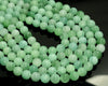 Green Burma Jade Gemstone Round 8mm Loose Beads (A260)