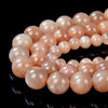 Sunstone Gemstone Grade AA Round 5MM 6MM 8MM 9MM 10MM Loose Beads (A286)