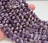 10mm Dogtooth Chevron Amethyst Gemstone Grade Aaa Round Loose Beads 15.5 Inch Full Strand (80007303-A253)