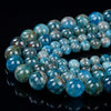 Natural Apatite Gemstone Grade AA Round 5MM 6MM 7MM 8MM 9MM 10MM Loose Beads (D22)