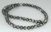 8mm White Pyrite Gemstone Grade AB Round Loose Beads 16 inch Full Strand (90187368-718)