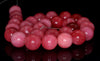 12mm Cherry Red Jade Gemstone Round Loose Beads 8 inch Half Strand (90187801-712B)