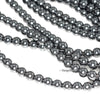 6mm Noir Black Hematite Gemstone Black Round Loose Beads 16 inch Full Strand (90147920-147)