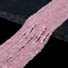 2MM Rose Quartz Gemstone Nugget Cube Loose Beads 15.5 inch Full Strand (80008880-P13)