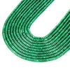 4X2MM Emerald Green Jade Gemstone Heishi Discs beads Loose Beads (P17)