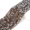 2MM Smoky Quartz Gemstone Nugget Cube Loose Beads 15.5 inch Full Strand (80008879-P13)