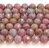 10mm Genuine Ruby Apatite Gemstone Grade Aaa Micro Faceted Round Loose Beads 7.5 Inch Half Strand (80007344 H-A256)